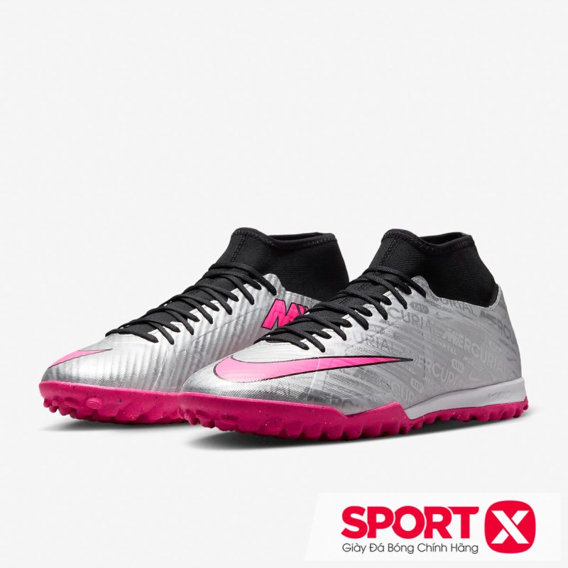 Nike zoom mercurial superfly 9 academy XXV TF bac hong FB8398-060 (4)